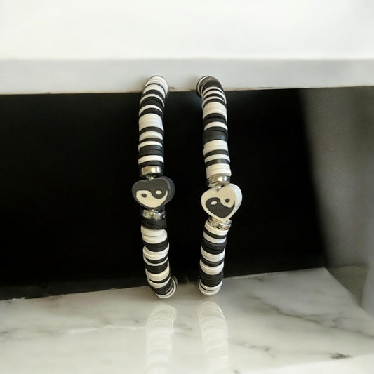 Yin Yan bracelet set