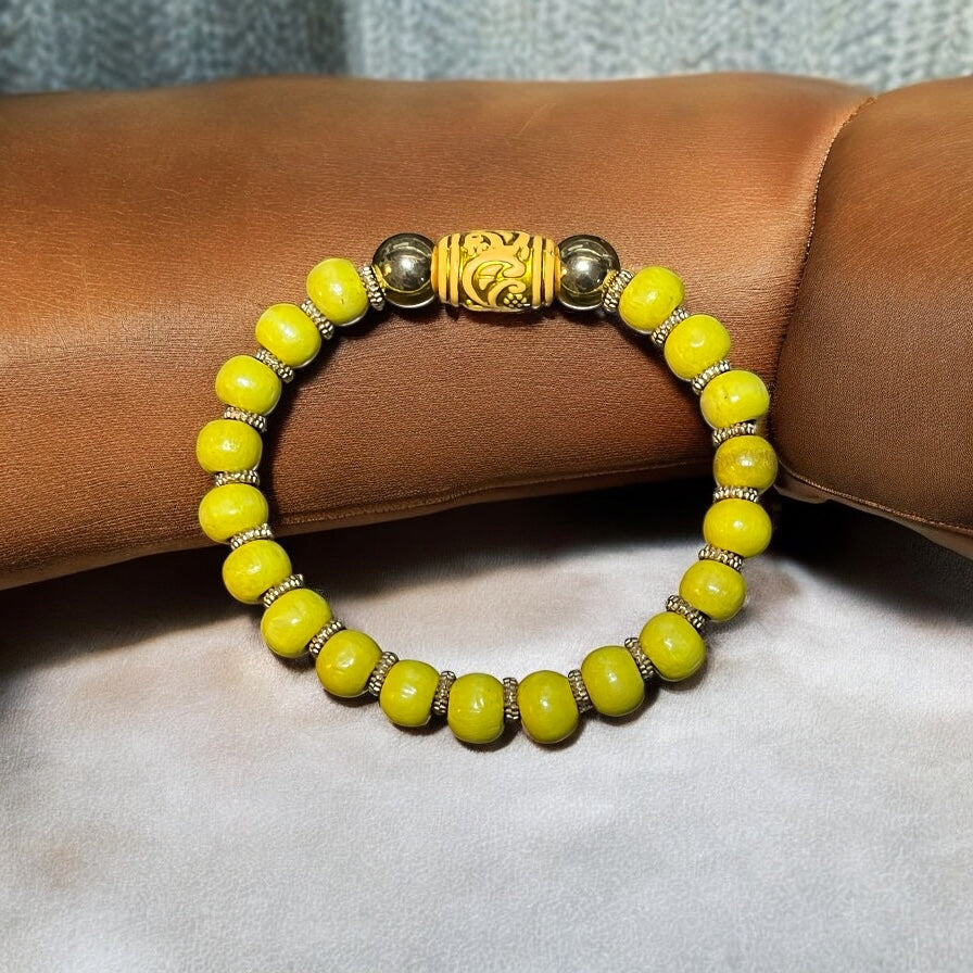 Wooden beads bracelet